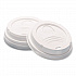 Sip-Through Dome Hot Drink Lids, Fits 10 oz Hot Cups, Plastic, White, 100/Pack (DL9540)