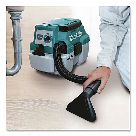 LXT 18 V Li-Ion HEPA Dust Extractor/Vacuum (Tool Only), 2 gal Tank Capacity, Black/Teal/White (XCV11Z)