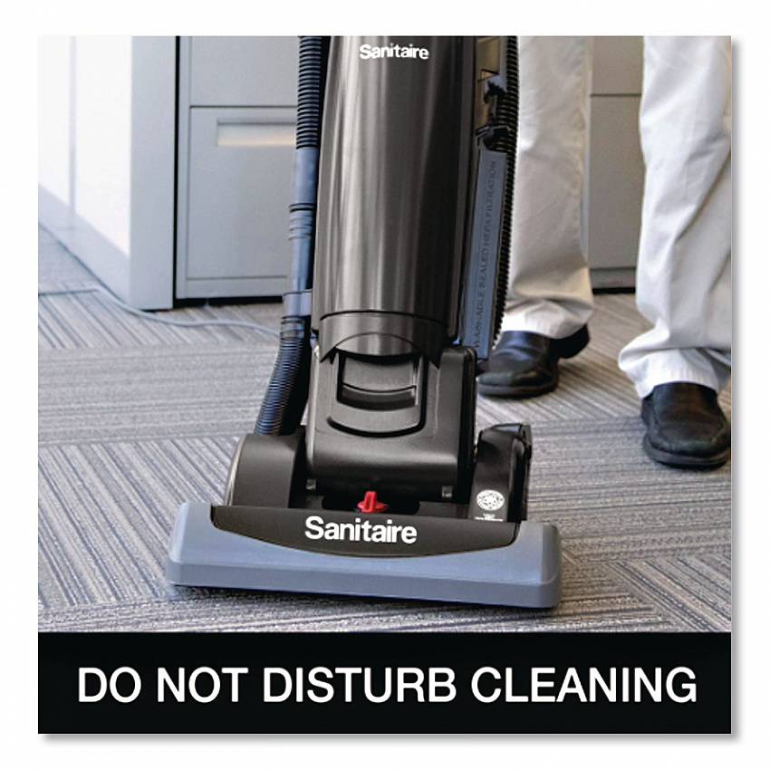FORCE QuietClean Upright Vacuum SC5815D, 15" Cleaning Path, Black (SC5815E)