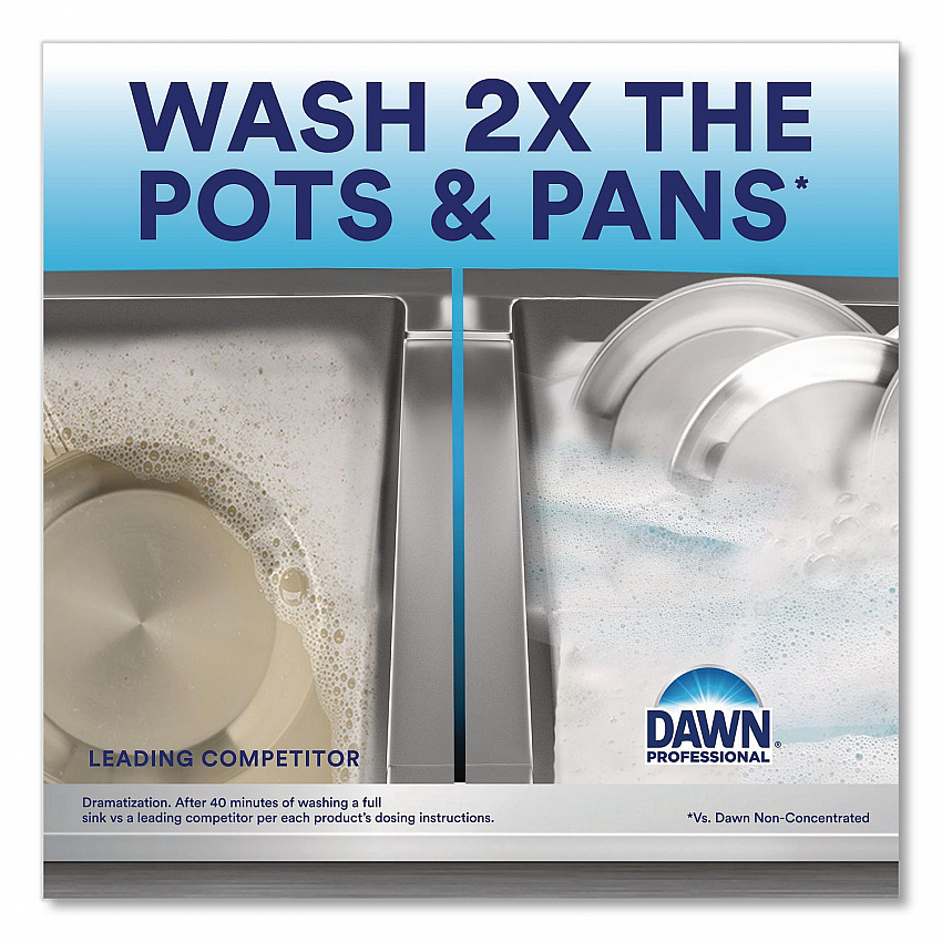 Manual Pot/Pan Dish Detergent, Lemon Scent, 38 oz Bottle, 8/Carton (45113)