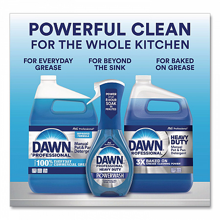 Manual Pot/Pan Dish Detergent, Lemon Scent, 38 oz Bottle, 8/Carton (45113)