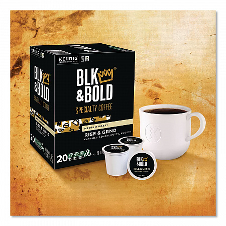 Rise and GRND K-Cups, 0.41 oz K-Cup, 20/Box (0055)