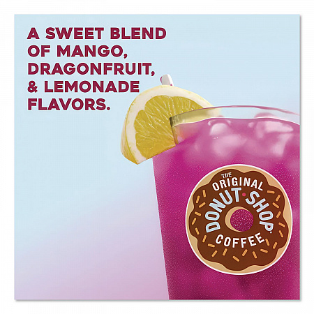 ICED Refreshers K-Cup Pods, Mango Dragonfruit Lemonade, 20/Box, 4 Boxes/Carton (0532CT)