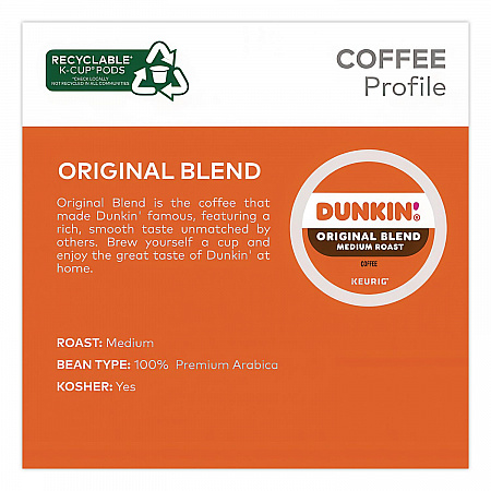 K-Cup Pods, Original Blend,  22/Box (1267)