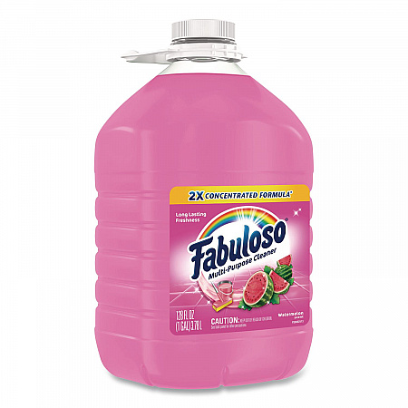 Multi-Use Cleaner, Watermelon Scent, 128 oz Bottle, 4/Carton (61051023CT)