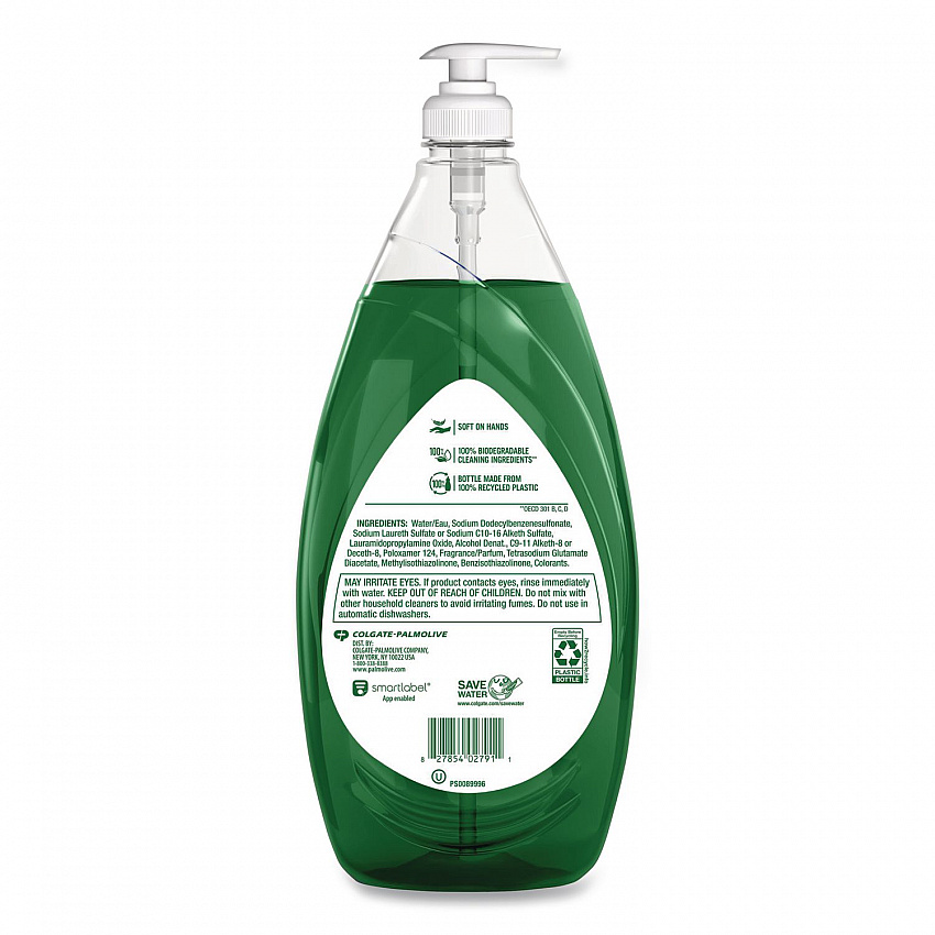 Dishwashing Liquid, Ultra Strength, Fresh Scent, 28 oz Bottle, 4/Carton (61054595CT)