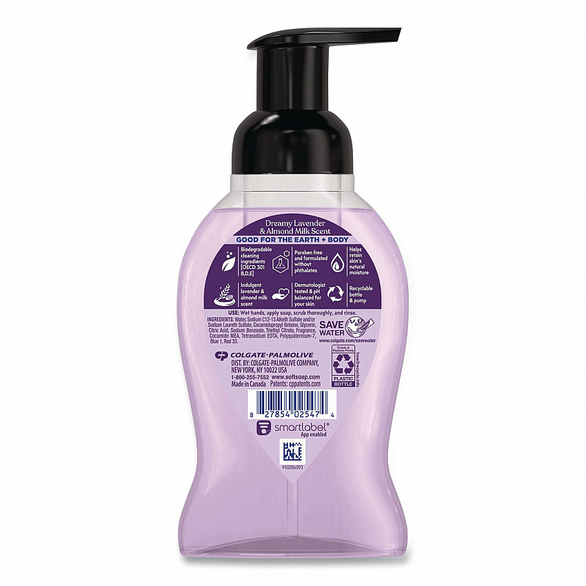 Liquid Hand Soap Foam, Dreamy Lavender and Almond Milk, 9 oz, 6/Carton (61052503CT)