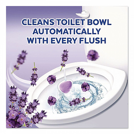 Hygienic Automatic Toilet Bowl Cleaner, Lavender Fields Scent, 2/Pack (83722)