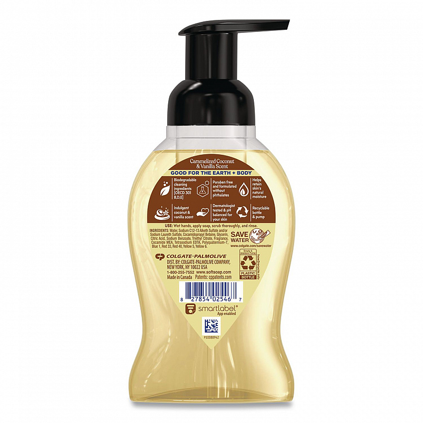 Liquid Hand Soap Foam, Coconut, 9 oz, 6/Carton (61052504CT)