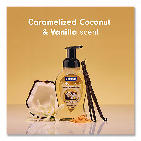 Liquid Hand Soap Foam, Coconut, 9 oz, 6/Carton (61052504CT)