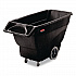0.75 cu yd Structural Foam Tilt Truck, 600 lb Capacity, Black (1011BLA)