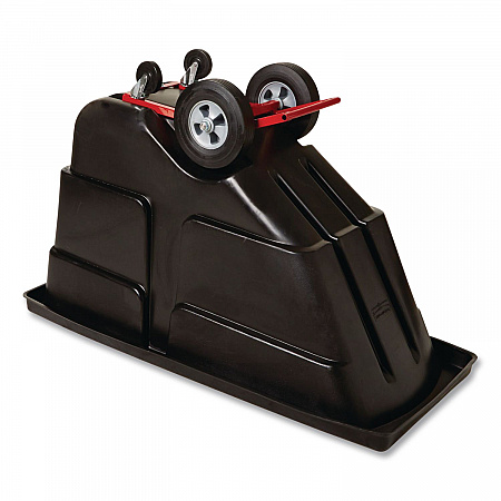 0.5 cu yd BRUTE Rotomolded Tilt Truck, 450 lb Capacity, Black (1304BLA)
