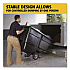 0.5 cu yd BRUTE Rotomolded Tilt Truck, 450 lb Capacity, Black (1304BLA)