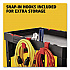 Heavy Duty Adaptable Utility Cart, Plastic, 2 Shelves, 500 lb Capacity, 17.8