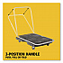 Utility-Duty Home/Office Cart, 250 lb Capacity, 20.5 x 32.5, Platform, Black (440000)