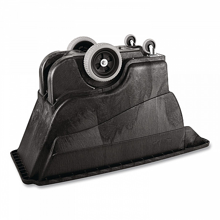 0.5 cu yd Structural Foam Tilt Truck, Utility Duty, 450 lb Capacity, Black (9T13BLA)