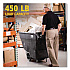 0.5 cu yd Structural Foam Tilt Truck, Utility Duty, 450 lb Capacity, Black (9T13BLA)