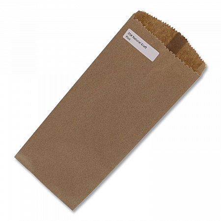 Grocery Paper Bags, Liquor Pint Size, 35# Basis Weight, 4 x 2.5 x 11.5, Brown, 500/Bundle (20331500)
