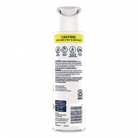Air Freshener, Clean Linen, 7.3 oz Aerosol Spray, 6/Carton (391465)