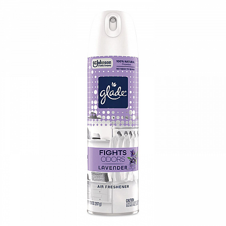Air Freshener, Lavender, 7.3 oz Aerosol Spray, 6/Carton (391403)