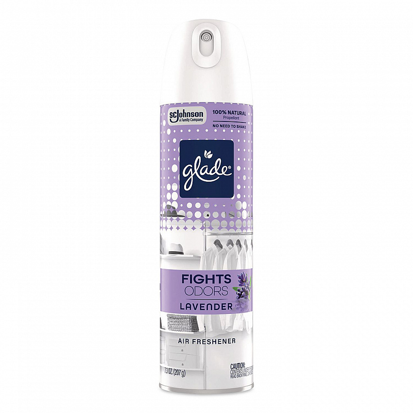 Air Freshener, Lavender, 7.3 oz Aerosol Spray, 6/Carton (391403)
