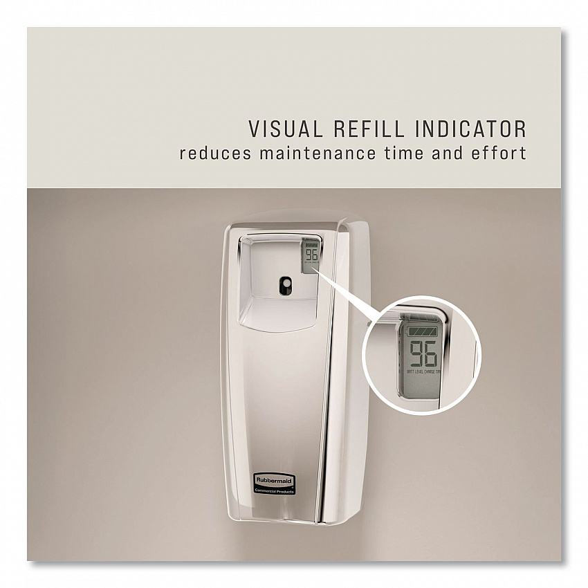 TC Microburst Odor Control System 9000 LCD, 3.6 x 4.33 x 8.75, White (1793535)