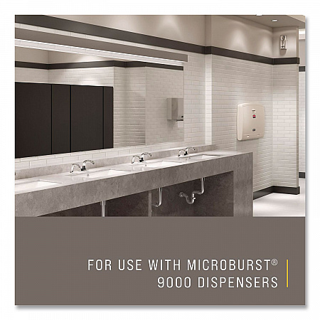 TC Microburst 9000 Air Freshener Refill, Linen Fresh, 5.3 oz Aerosol Spray, 4/Carton (4012441)