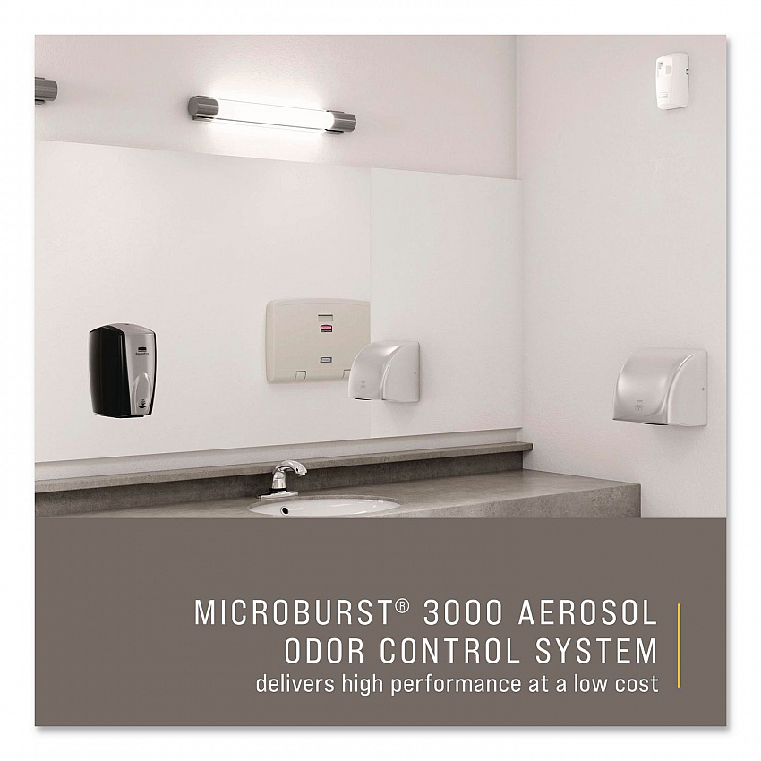 TC Microburst Odor Control System 3000 LCD, 3.25 x 4.33 x 6.6, White (1793532)