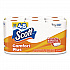ComfortPlus Toilet Paper Mega Rolls, Septic Safe, 1-Ply, White, 310 Sheets, 12 Mega Rolls/Carton (57098)