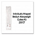 Medium Heavyweight Cutlery Kit, Fork/Knife/Napkin/Pepper/Salt/Spoon, Plastic, White, 250/Carton (1181239)