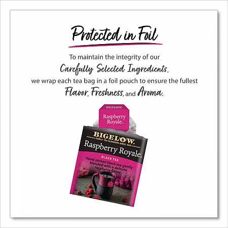 Raspberry Black Tea, Raspberry, 0.34 lbs, 28/Box (003401)