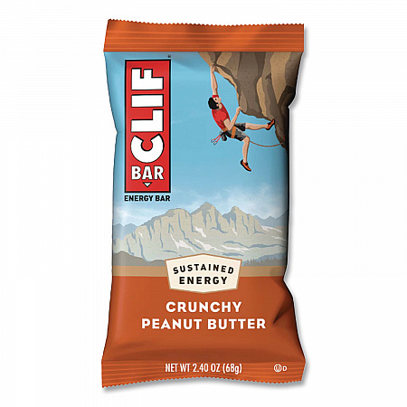 Energy Bar, Crunchy Peanut Butter, 2.4 oz Bar, 12/Box (50120)