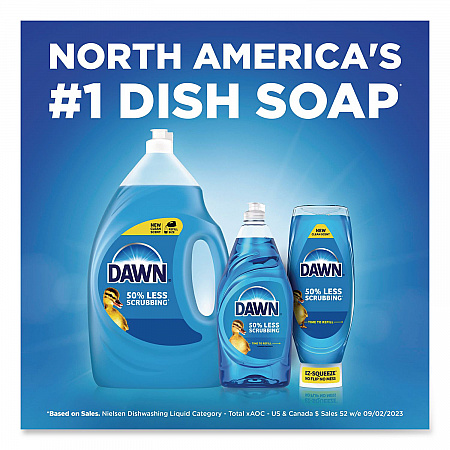 Ultra Original Liquid Dishwashing Detergent, Unscented, 5.8 oz Bottle, 24/Carton (25477)