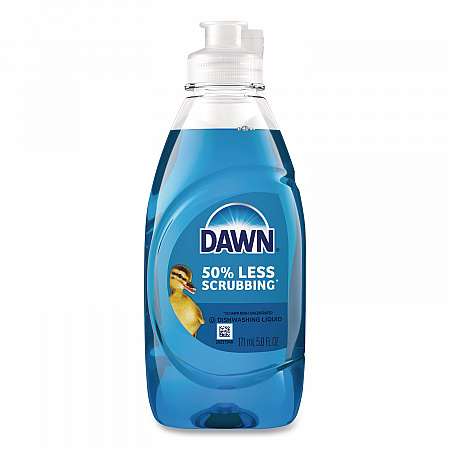 Ultra Original Liquid Dishwashing Detergent, Unscented, 5.8 oz Bottle, 24/Carton (25477)
