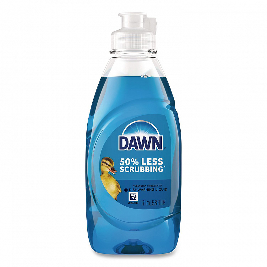 Ultra Original Liquid Dishwashing Detergent, Unscented, 5.8 oz Bottle, 24/Carton (25477)