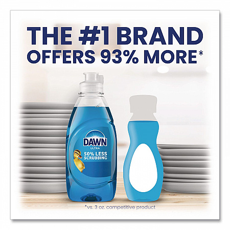 Ultra Original Liquid Dishwashing Detergent, Unscented, 5.8 oz Bottle, 24/Carton (25477)