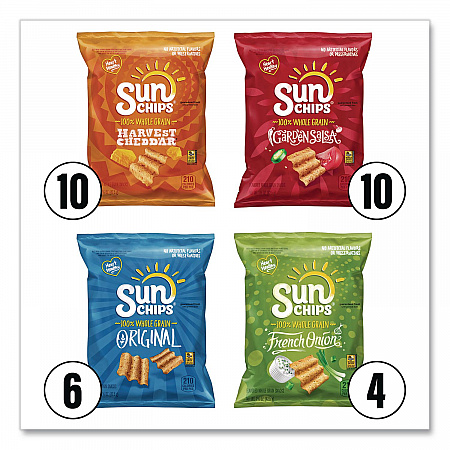 Sunchips and Jack Link's Beef Jerky Variety Pack, (30) 1.5 oz Bags, (9) 0.9 oz Snack Packs, Assorted Flavors/Bundle (60004175)