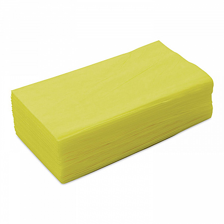 Masslinn Dust Cloths, 1-Ply, 24 x 24, Unscented, Yellow, 30/Bag, 5 Bags/Carton (8673)