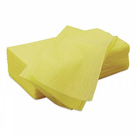 Masslinn Dust Cloths, 1-Ply, 16 x 24, Unscented, Yellow, 50/Pack, 8 Packs/Carton (0213)