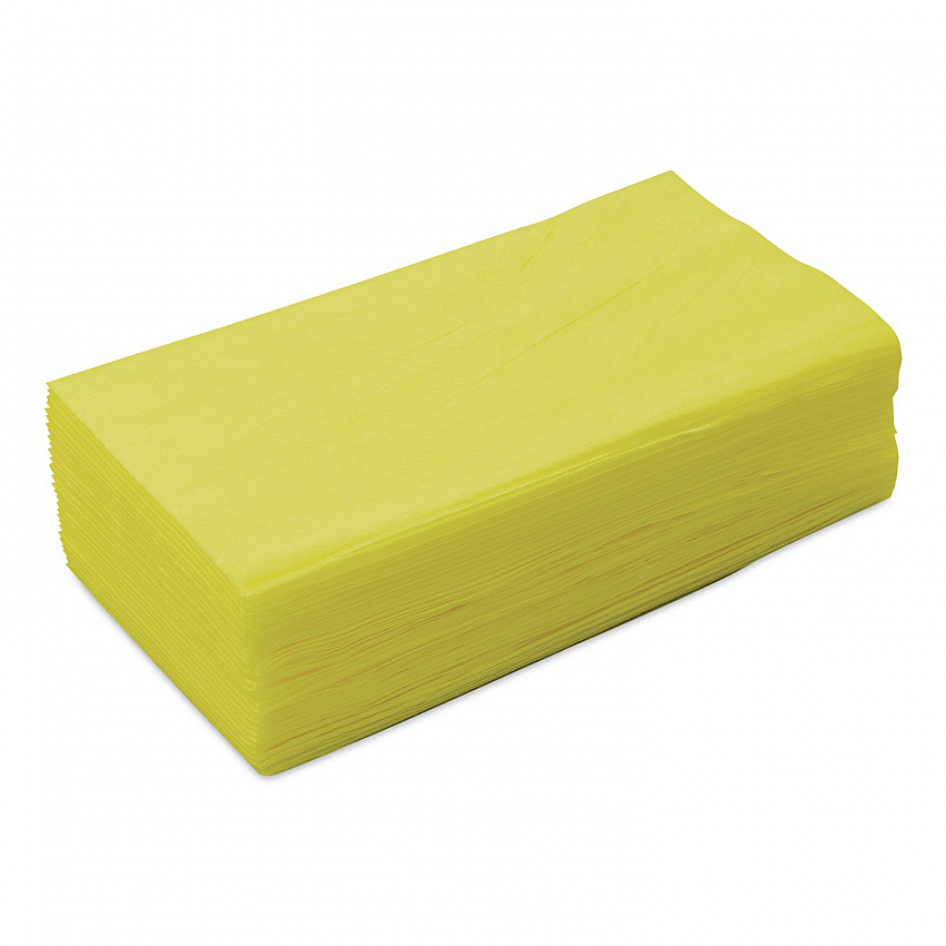 Masslinn Dust Cloths, 1-Ply, 16 x 24, Unscented, Yellow, 50/Pack, 8 Packs/Carton (0213)