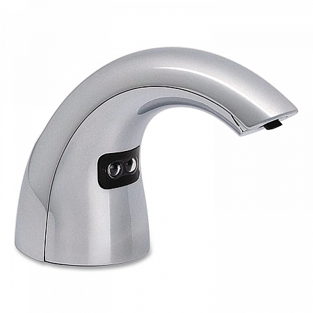 CX10 Counter Mount Soap Dispenser with Metal Spout Fixture, 2,000 mL, 2.28 x 5.82 x 4.04, Chrome (894001)