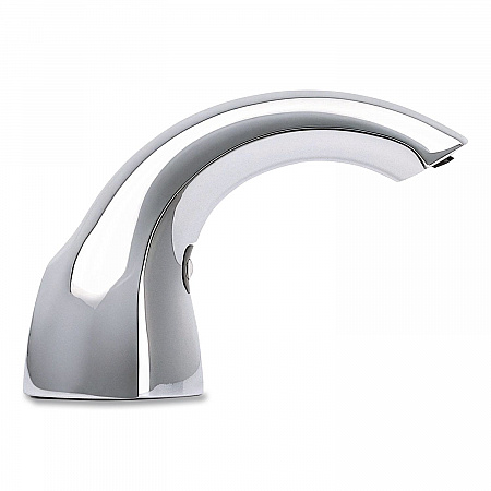 CX10 Counter Mount Soap Dispenser with Metal Spout Fixture, 2,000 mL, 2.28 x 5.82 x 4.04, Chrome (894001)