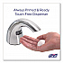 CX10 Counter Mount Soap Dispenser with Metal Spout Fixture, 2,000 mL, 2.28 x 5.82 x 4.04, Chrome (894001)