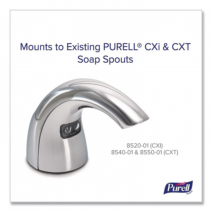 CX10 Counter Mount Soap Dispenser Retrofit Kit, 2,000 mL, 2.28 x 5.82 x 4.04, Graphite (891501)