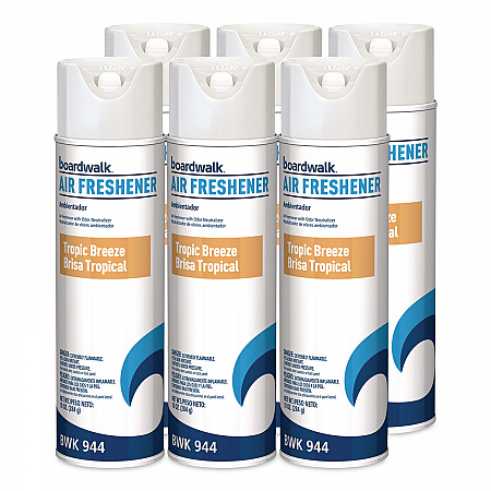 Aerosol Air Freshener, Tropic Breeze, 10 oz Aerosol Can, 6/Carton (944)