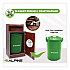 Food Service Trash Enclosure, 32 gal, Melamine Faced Chipboard, Mahogany (476DHMA)