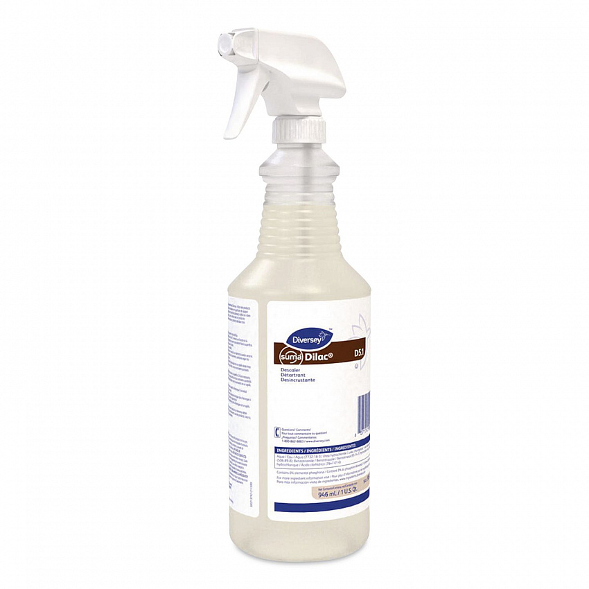 Suma Dilac Descaler D5.1, 32 oz Spray Bottle, 12/Carton (95325533)