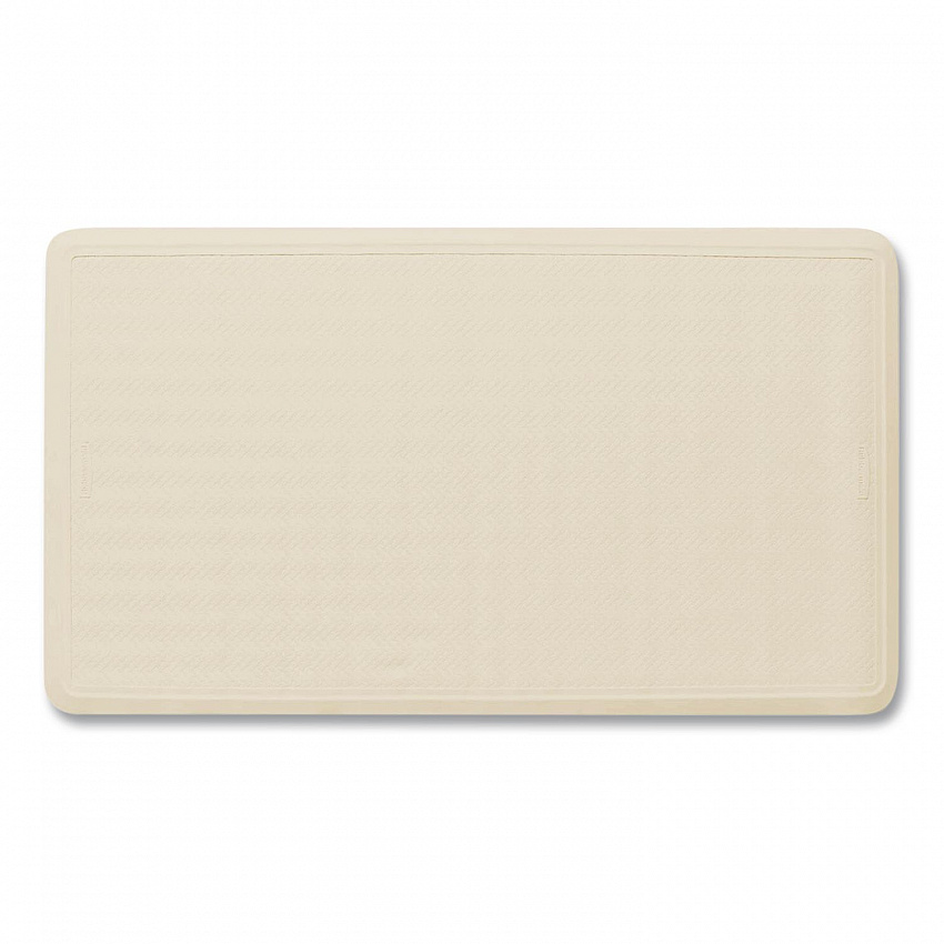 Safti-Grip Bath Mats, White Textured Surface, Suction-Cup Backing, 16" x 28" (1982726)