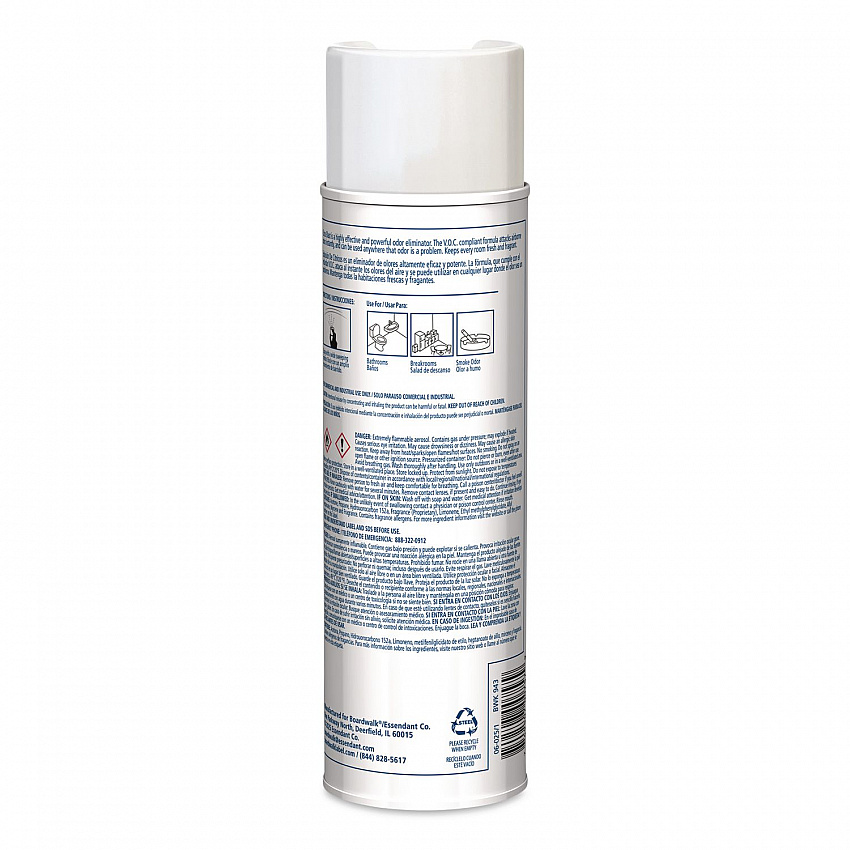 Aerosol Air Freshener, Citrus, 10 oz Aerosol Spray, 6/Carton (943)