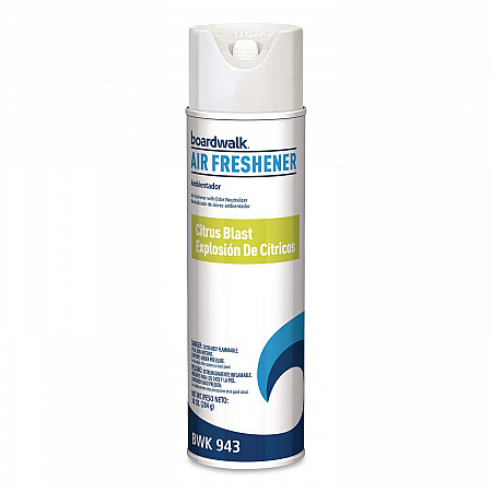 Aerosol Air Freshener, Citrus, 10 oz Aerosol Spray, 6/Carton (943)